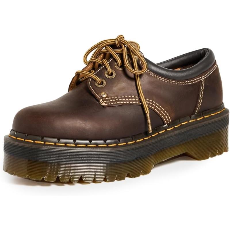 【DR MARTENS】ブラウンレザー8053 Arcプラットフォームダービー 